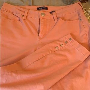 Peach capris